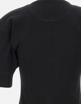"Grey Marl Sweater" 1425JTP006684A BLACK VICTORIA BECKHAM 