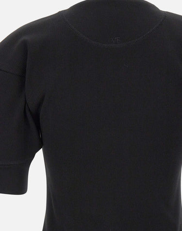 "Grey Marl Sweater" 1425JTP006684A BLACK VICTORIA BECKHAM 