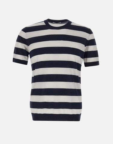 Maglia in cotone a righe 303321 038 KANGRA 