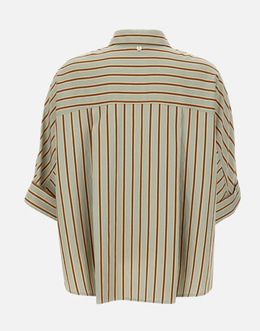 Camicia in rayon a righe CA6351T553A P9641 LIU-JO 