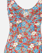 Abito fantasia fiori WS25DR139 02 BELLA VENICE 
