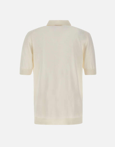 Polo "Paramontura" in cotone PL1MCPAR CR14R020 FILIPPO DE LAURENTIIS 