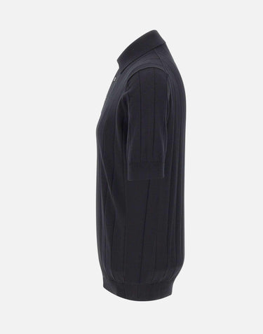 Polo in crepe di cotone PL1MC CR14C990 FILIPPO DE LAURENTIIS 
