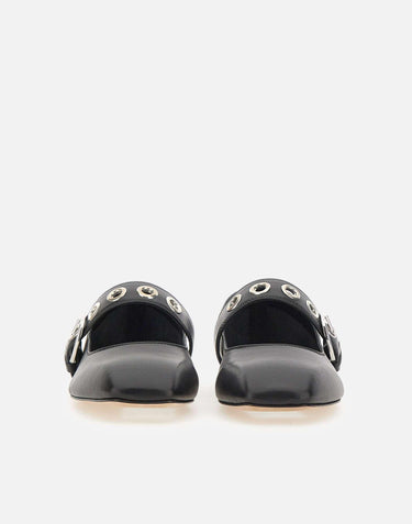 Ballerine "Uma Eyelet" RKLS08FL159 BLACK AEYDE 