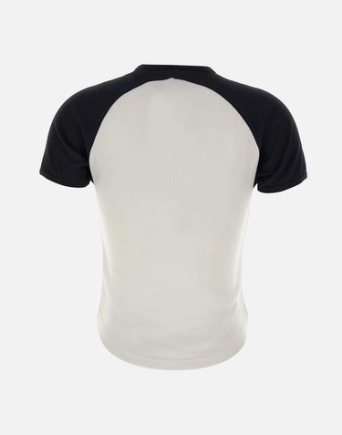 T-Shirt "Circle Contrast" 325JTS214JS0203 WHTBLK COURREGES 