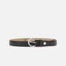 Cintura in pelle con fibbia tonda CNK00957 STEMUNERO GIANNI CHIARINI 
