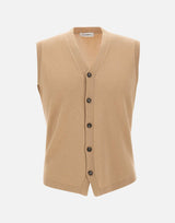 Gilet in lana vergine 400833 022 KANGRA 