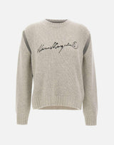 Maglione in lana con firma Margiela S52HL0065 M13288806S MM6 MAISON MARGIELA 