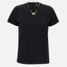 T-shirt in cotone con collana MA02951E2 110 ELISABETTA FRANCHI 