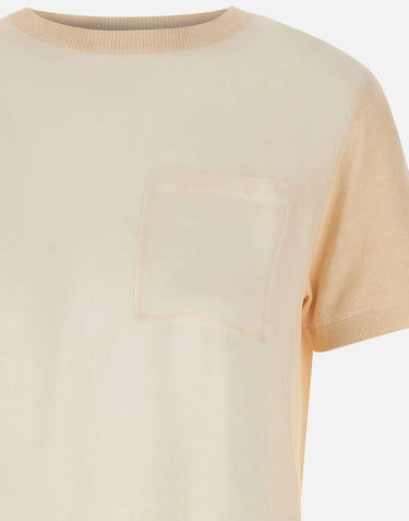 Blusa lino e viscosa RP1NT029 1003 KAOS 