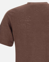 T-shirt in lino DK87123 MORO DIKTAT 