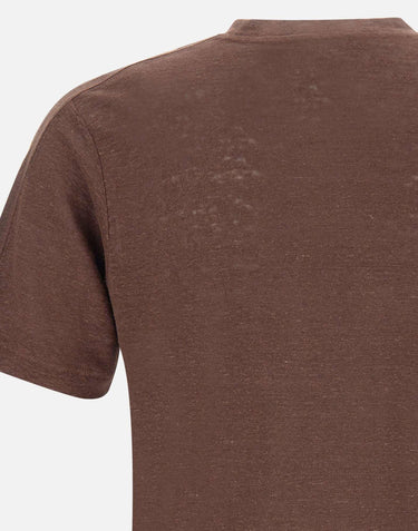 T-shirt in lino DK87123 MORO DIKTAT 