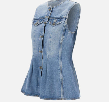 Top in denim svasato 115167 1321 ROTATE BIRGER CHRISTENSEN 