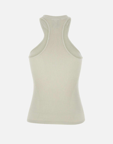 "Ribbed jersey tank top" PS25441200 000 ANDREADAMO 