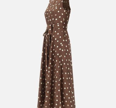 Abito in twill fantasia pois 2619221013600 002 'S MAX MARA 