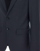 Blazer "H Huge" in lana rigenerata 50537537 404 BOSS 
