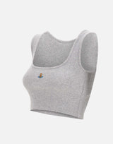 "Cropped rib vest" 1G010011 J009CP001 VIVIENNE WESTWOOD 