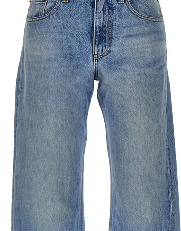 Jeans a gamba dritta con fondo a contrasto S52LA0282 M30058963 MM6 MAISON MARGIELA 