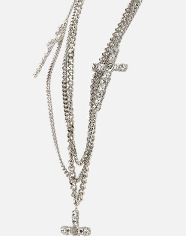 Collana multicatena con croci 4W237B N0993 BLUMARINE 