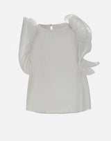 Top  in popeline di cotone QP1TZ049 1041 KAOS 