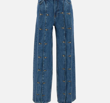 "Button detail wide jeans" 114073 1602 ROTATE BIRGER CHRISTENSEN 