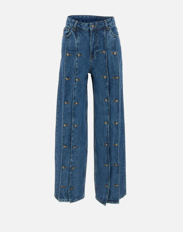 "Button detail wide jeans" 114073 1602 ROTATE BIRGER CHRISTENSEN 