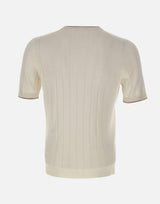Maglia in seta a maniche corte 43116 23510005 GRAN SASSO 