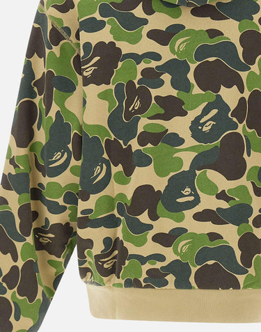 Felpa con cappuccio "ABC Camo Heavy Wash" 001ZPM301308M GREEN BAPE 