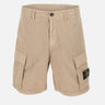 Bermuda in nylon Panama dall'aspetto naturale L100001S0069 V009A STONE ISLAND 