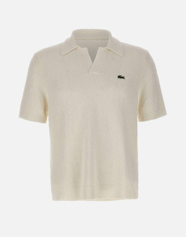 Polo in maglia bouclé classic fit AH0618 70V LACOSTE 