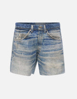 "Peace shell shorts" 12008 DENIM SATISFY 