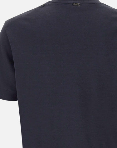 T-shirt in jersey effetto maglia JG000206U 520599201 HERNO 