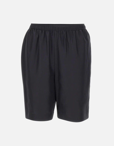 Shorts in seta ZINIALDS BLACK LOULOU DE SAISON 