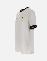 T-shirt in cotone elasticizzato con bandiera 50562134 102 BOSS 