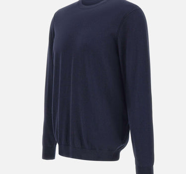 Maglia in seta e cotone DK87046 BLU DIKTAT 