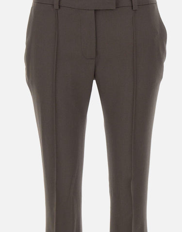 Pantaloni in gabardine di lana 251WCP00266 WWW061AA064 THE ATTICO 