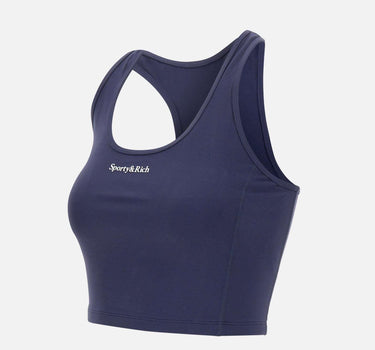 Canotta sportiva con logo Serif TO02366300BL106 DKNAVY SPORTY & RICH 