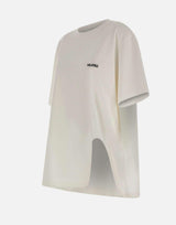 T-Shirt con spacco sagomato 260WCT00350 JJJ025AA001 THE ATTICO 