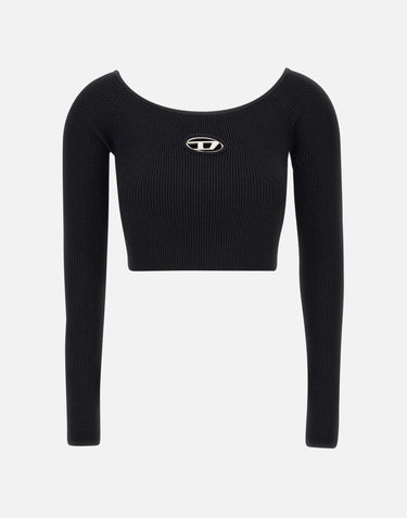 Top "M-Vera-Ls" in jersey di viscosa A14189 0DLAX9XX DIESEL 