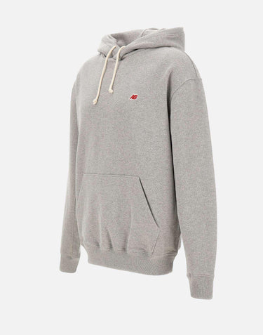 "Made in USA Core Hoodie" MT43546AG GREY NEW BALANCE 