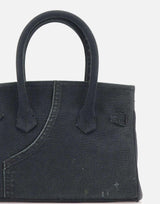 Borsa a mano riciclata 37501 BLACK ANOTHER CHANCE 