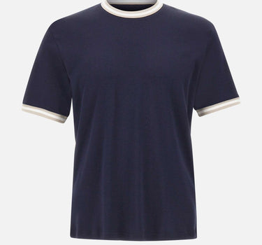 T-shirt con profili a righe M75TSHM13 TES0M291110301 ELEVENTY 