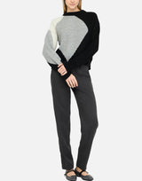 Maglione in lana con intarsi CF5400MA65N C3798 LIU-JO 