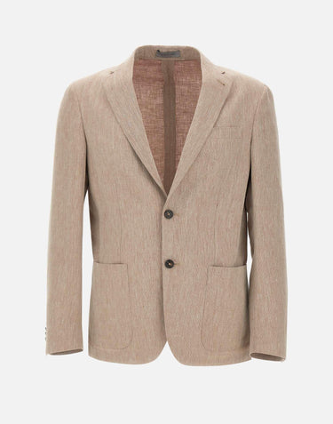 Blazer in lino e seta 25X579 25169490337R CORNELIANI 
