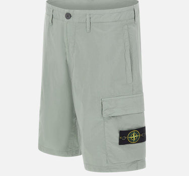 Bermuda in tela di cotone stretch "Paracadute" L100020S0003 V0055 STONE ISLAND 