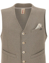 Gilet in misto cotone DRUG567 T567NOCE BOB 