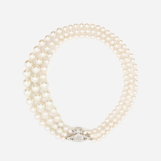 "Orb-detail pearl necklace" 6301010U 02P132 VIVIENNE WESTWOOD 