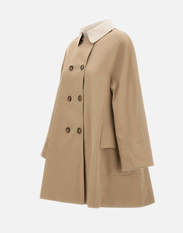 Trench doppiopetto in gabardine F239P000182N 012 ELENA MIRO'