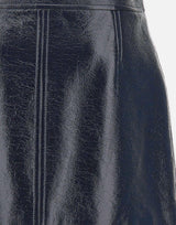 Mini gonna "Reedition Vinyl" PERCJU001VY0014 NAVY COURREGES 