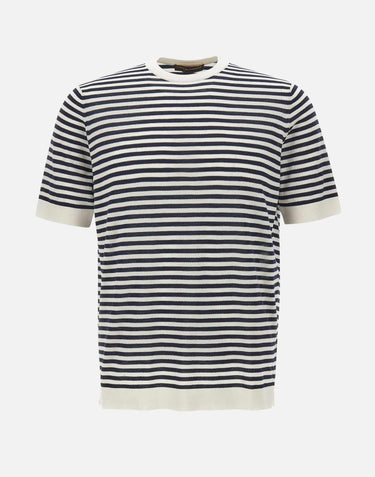 T-shirt in cotone a righe TS0MC CR14R18920 FILIPPO DE LAURENTIIS 